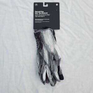 Lululemon Fast N Free Running Gloves - Airform Black Starlight/Grey - Size L/XL
